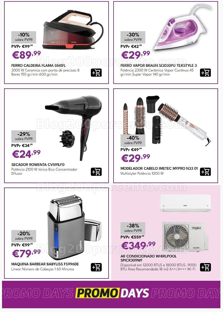 Antevisão Folheto RADIO POPULAR Promo Days Promoções de 11 a 21 setembro